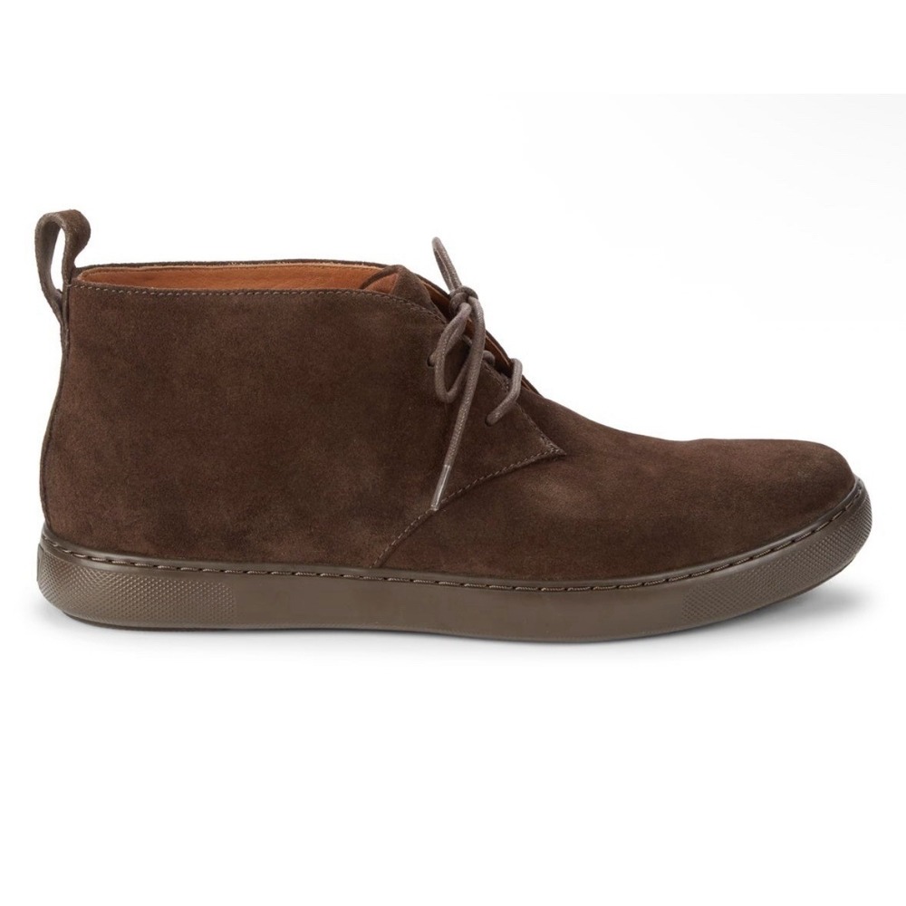 New Fitflop Zachery Men's US 10 EU 43 Brown Suede Chukka Ankle Lace Up Boots